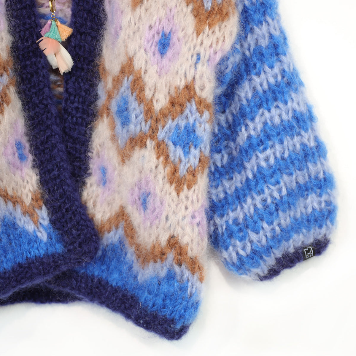 Kit per maglia - Giacca in mohair grosso Alpine Breeze n.12 (ENG-DE-NL-ES-FR-IT-DA-SV-NO)