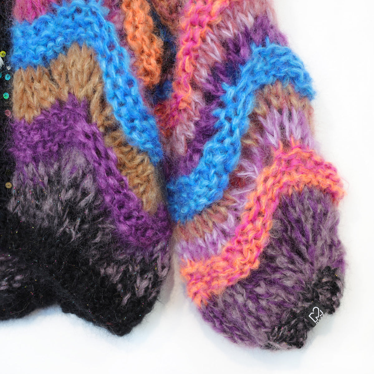 Kit per maglia - Cardigan corto in mohair grosso Maple Wave n.12 (ENG-DE-NL-ES-FR-IT-DA-SV-NO)