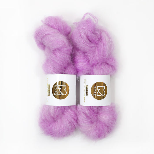 MYPZ Chunky kidmohair – hand-dyed Soft Purple