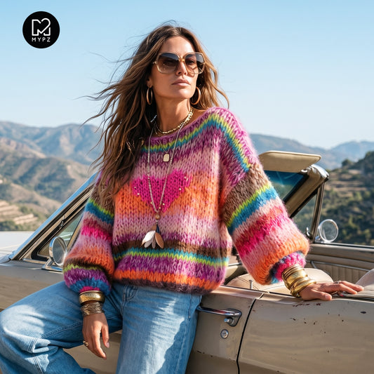Schema per lavorare a maglia – MYPZ Short Chunky Pullover Nomad Nights No15 (ENG-DE-NL-ES-FR-IT-DA-SV-NO)