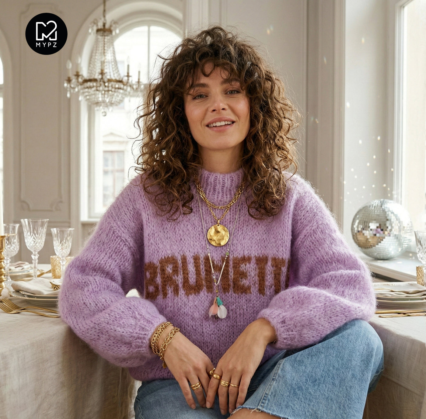 MYPZ Light Mohair Pullover Brunette