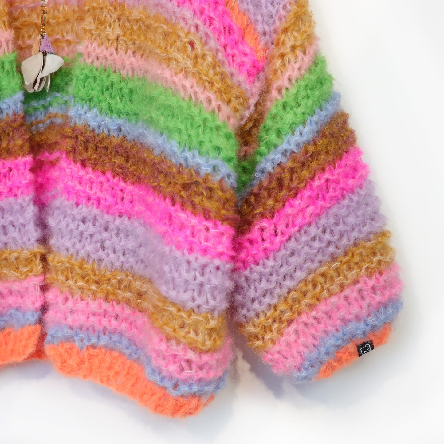 Knit pattern – MYPZ Chunky Mohair Cardigan Rainbow Sorbet No.15 (ENG-NL-DE)