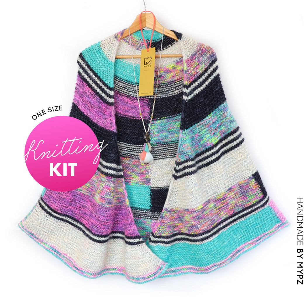 Knitting Kit - Wings of Color Shawl No6 (ENG-NL)