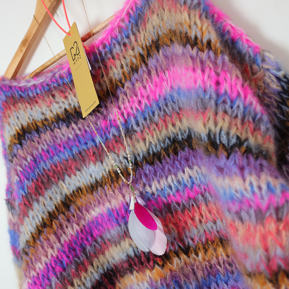 Knitting Kit – MYPZ Chunky Mohair Pullover Flirty No15 (ENG-NL)
