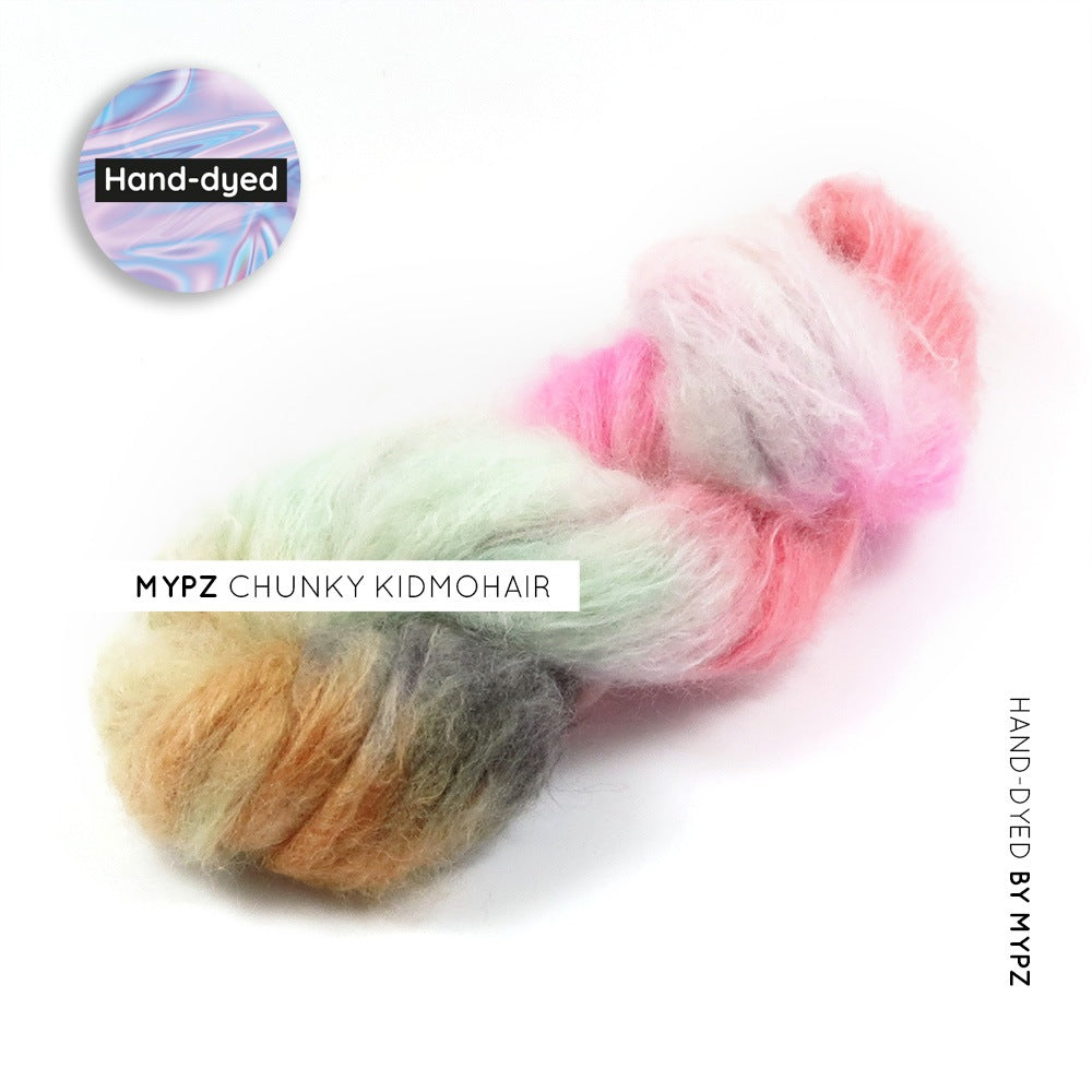 MYPZ chunky kidmohair Brighter Days hand dyed