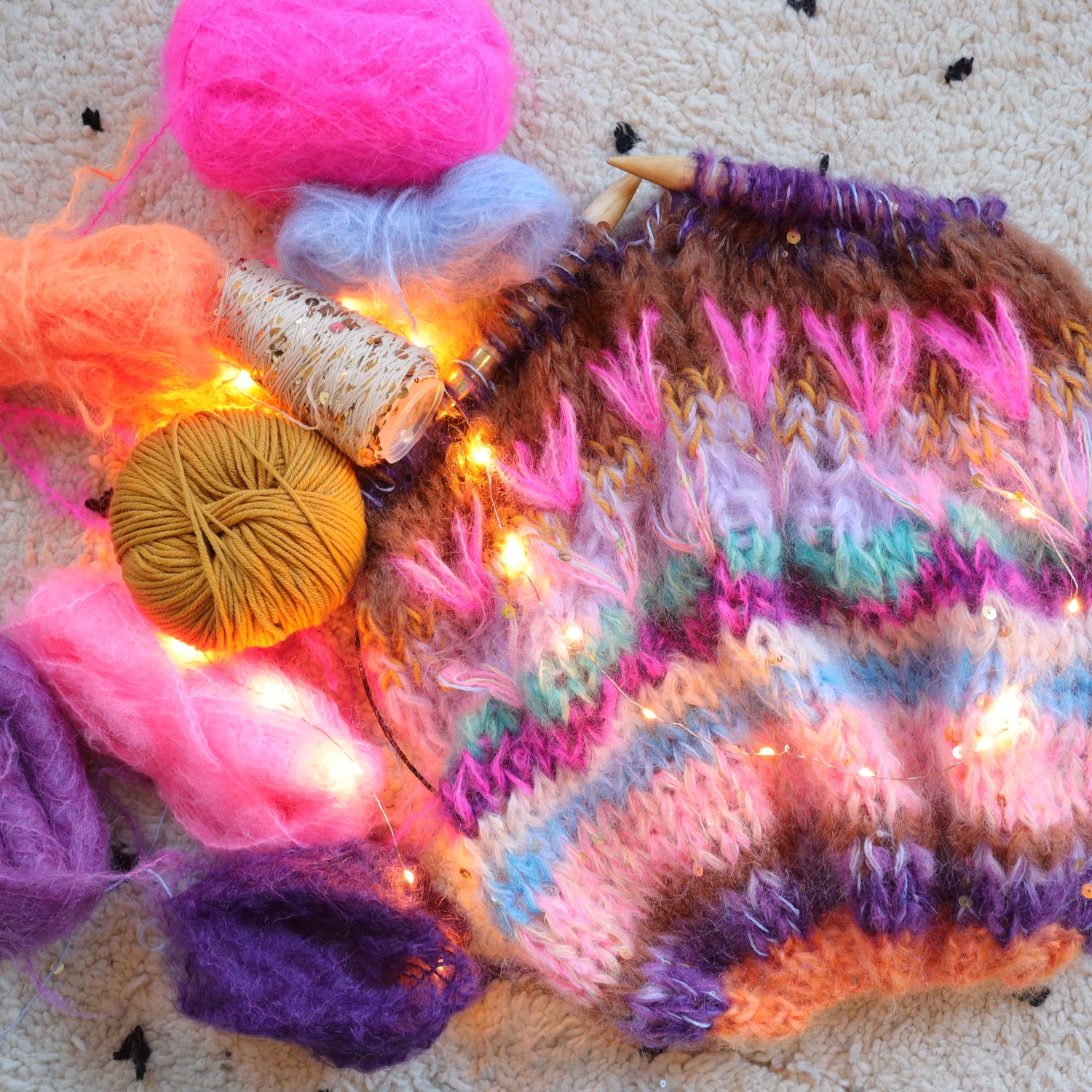 Chunky Kidmohair DK - Fat and bold Mohair