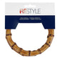 Bamboo Wood Handbag Handles 12cm