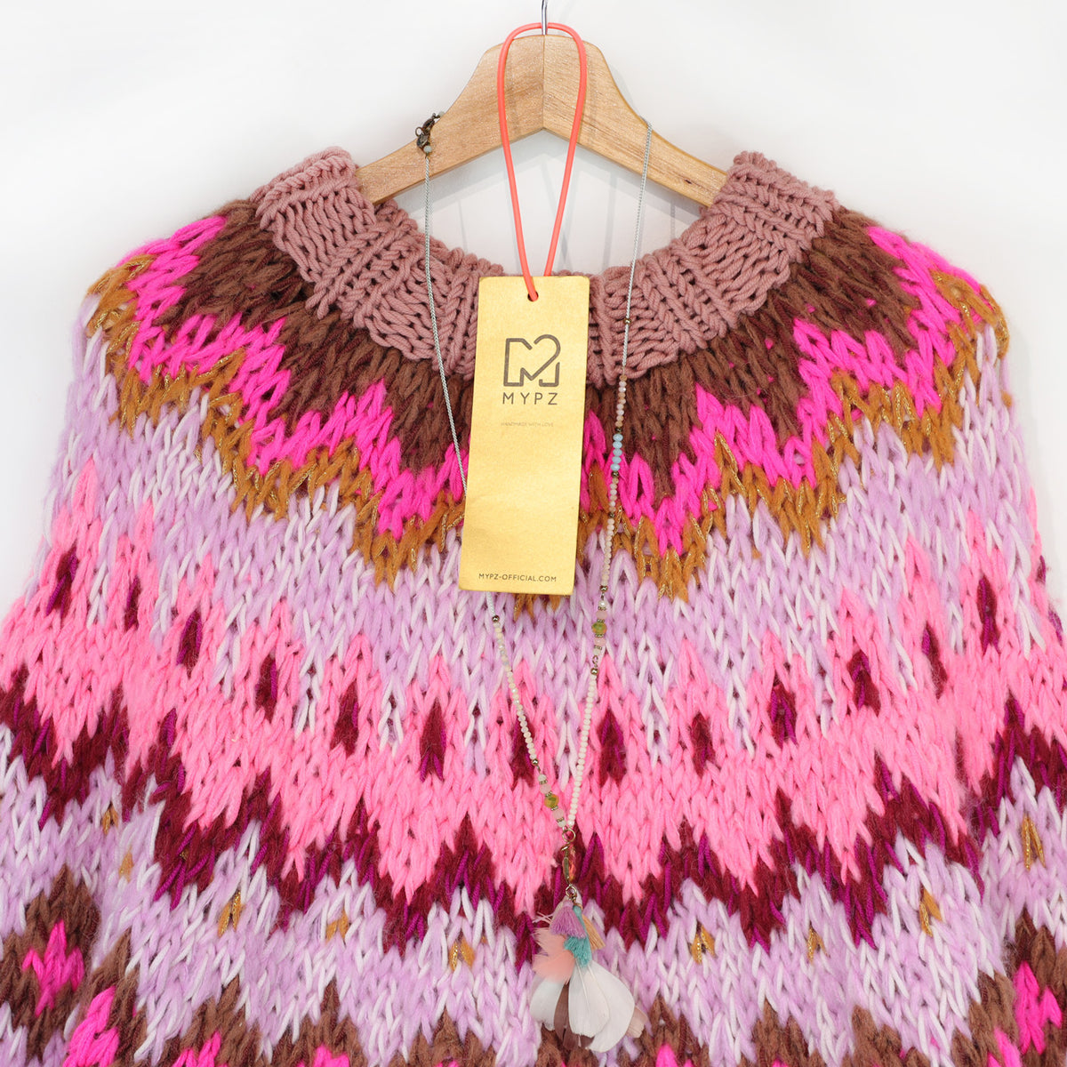 Schema per maglia - MYPZ Chunky Topdown Alpaca Pullover Raspberry n.12 (ENG-DE-NL-ES-FR-IT-DA-SV-NO)