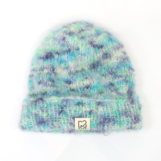 Kit per lavorare a maglia – cappello Laguna blu (ENG-NL-DE-ES-FR-IT-NO-DA-SV)