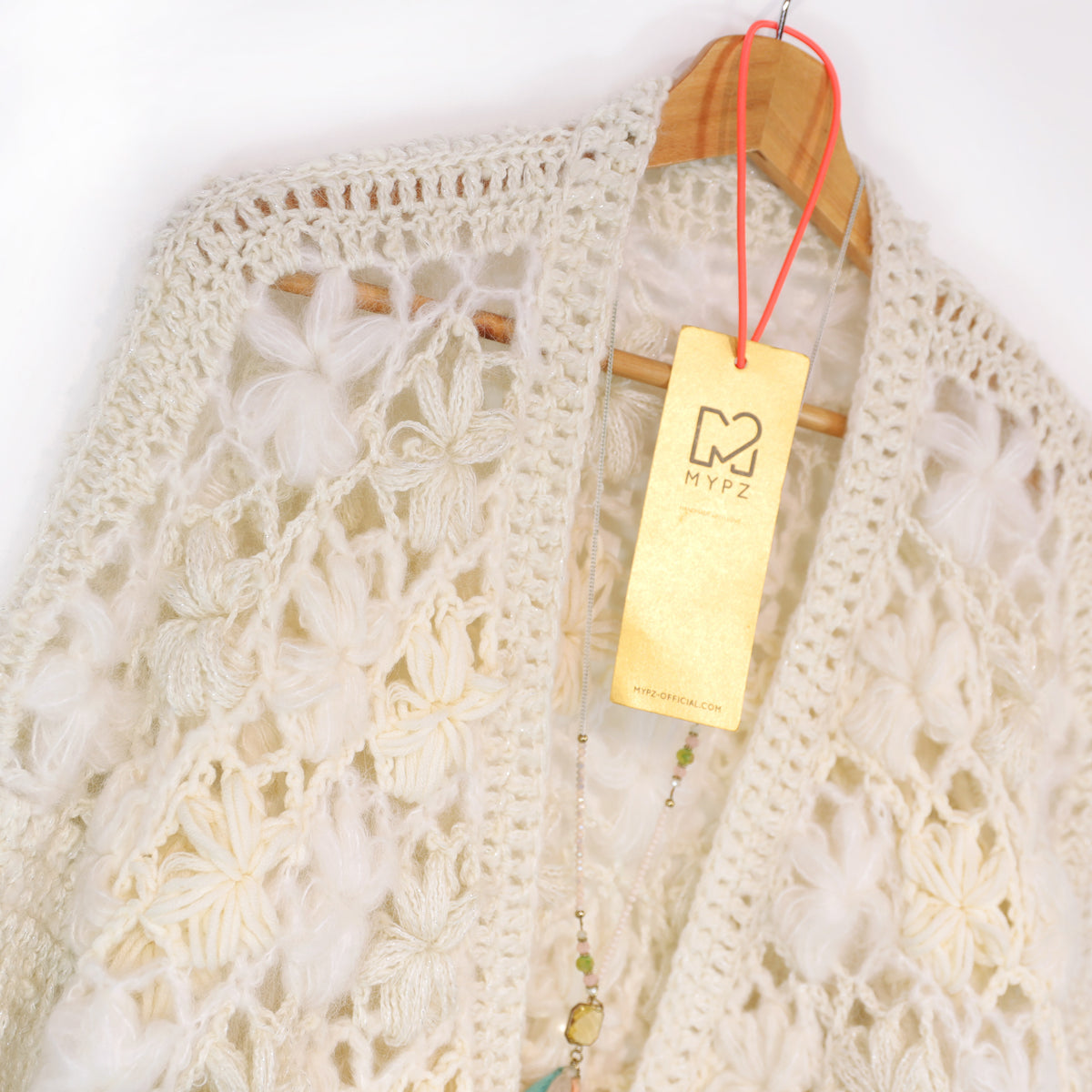 Schema all'uncinetto - MYPZ cardigan bomber corto Wildflower (ENG-DE-NL-ES-FR-IT-DA-SV-NO)