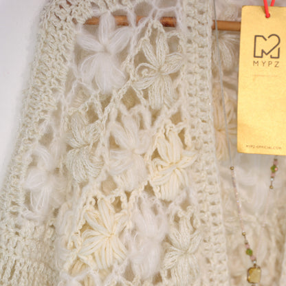 Schema all'uncinetto - MYPZ cardigan bomber corto Wildflower (ENG-DE-NL-ES-FR-IT-DA-SV-NO)