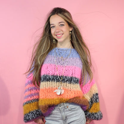 Knit pattern – MYPZ Basic Chunky Pullover Candy Heat No15 (ENG-NL-DE)