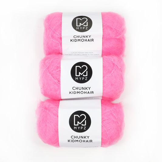 MYPZ Chunky Kidmohair DK – Candy Pink