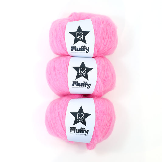 MYPZ Fluffy Candy Pink