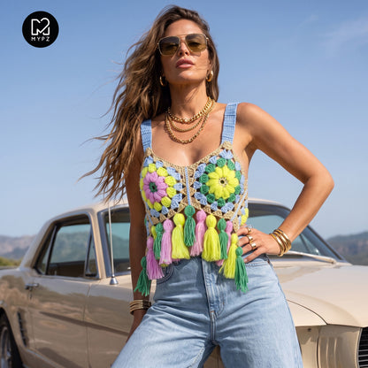 Crochet pattern - MYPZ Festival top Lemon (ENG-NL-DE-FR-ES)