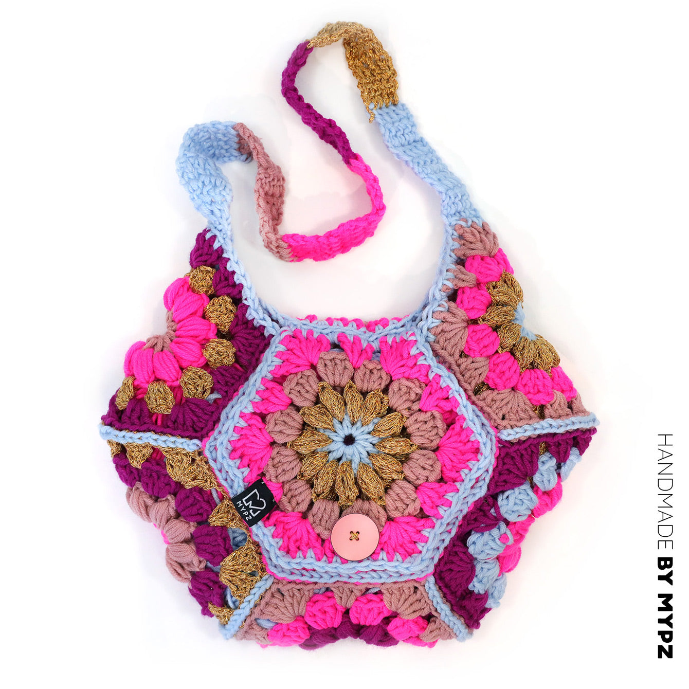 Crochet pattern - MYPZ hexagon bag Everly (ENG-NL-DE)