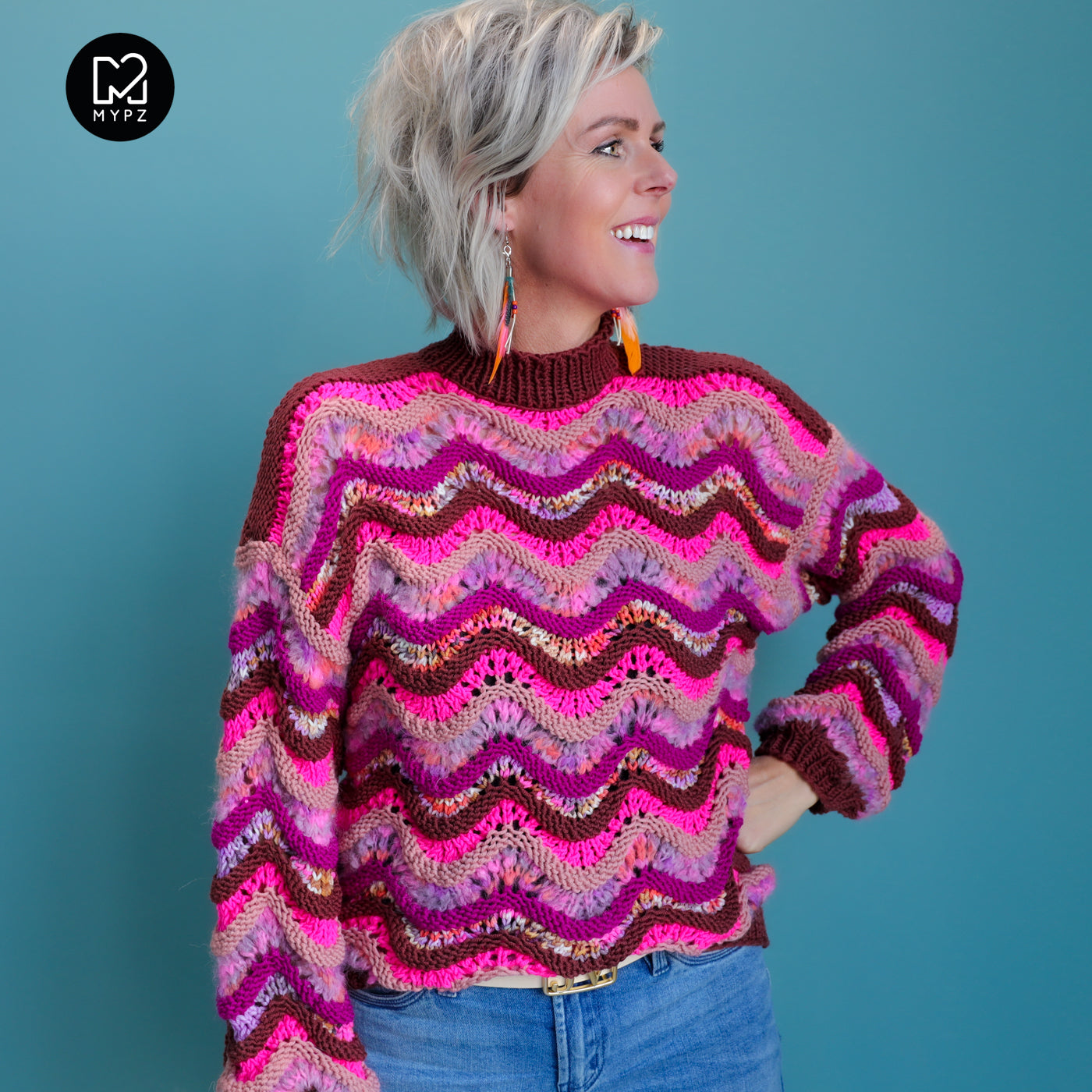 Knitting Kit – MYPZ Wave Pullover Marigold No.6 (ENG-NL)