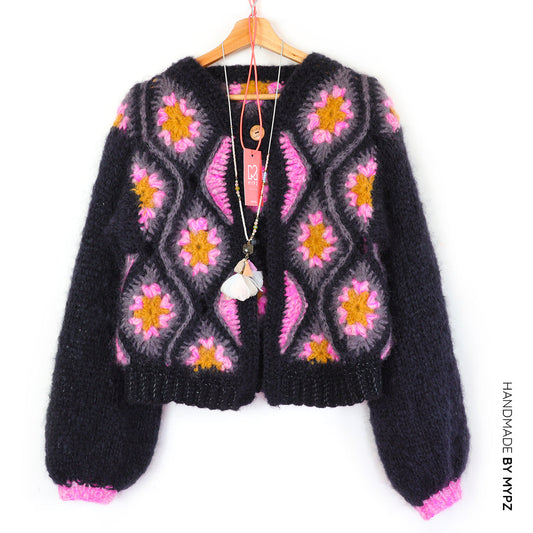 Crochet pattern - MYPZ Masterpiece Gilet Pink Star (ENG-NL-DE)