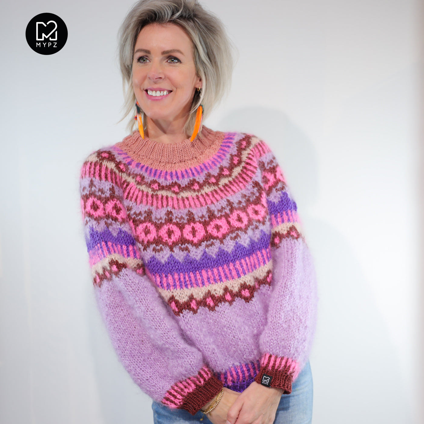 Knitting Kit – MYPZ top-down sweater True Love No6 (ENG-NL-DE)