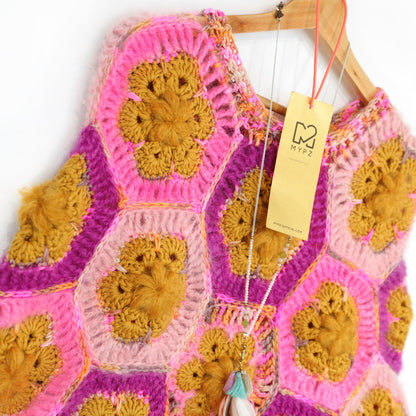 Schema all'uncinetto - MYPZ Poncho Pecan (ENG-DE-NL-ES-FR-IT-DA-SV-NO)
