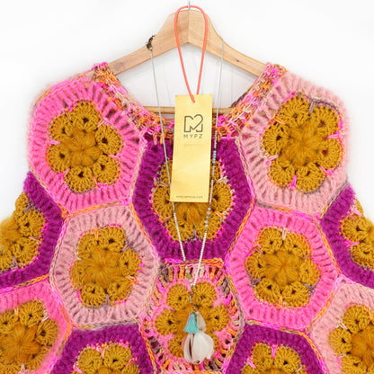 Schema all'uncinetto - MYPZ Poncho Pecan (ENG-DE-NL-ES-FR-IT-DA-SV-NO)