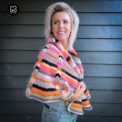 Crochet pattern - MYPZ Boho shawl (ENG-NL-DE-FR-ES)