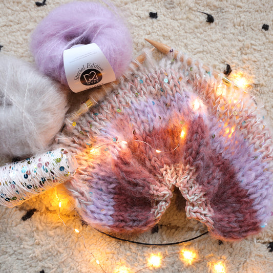 Knitting Pattern – Chunky Mohair Cardigan Whisper Rose No.12 (ENG-NL-DE)