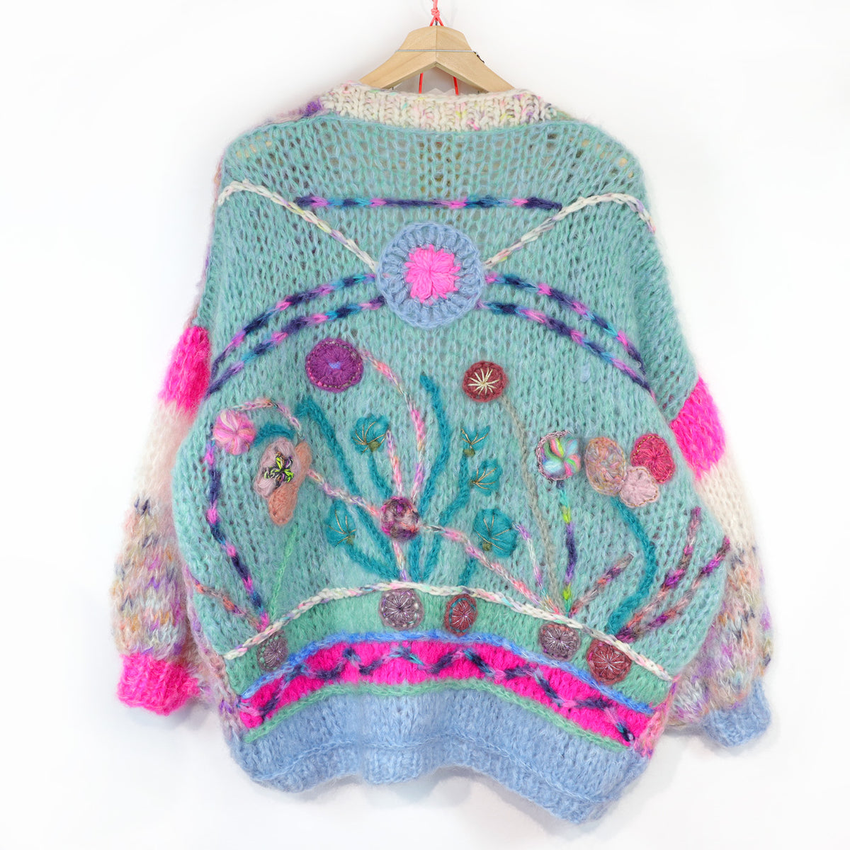 Cardigan Wild Romance in mohair chunky MYPZ