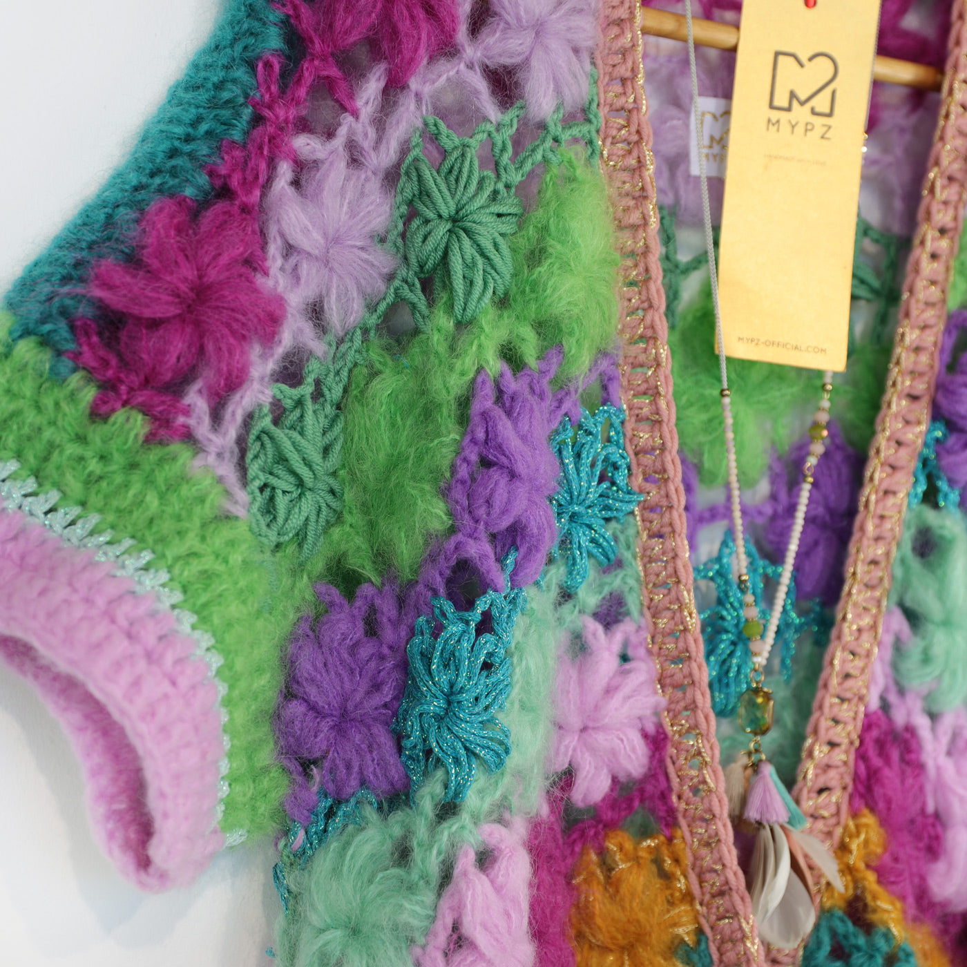 Crochet kit - MYPZ Wildflower cardigan (ENG-NL-DE-FR-ES)