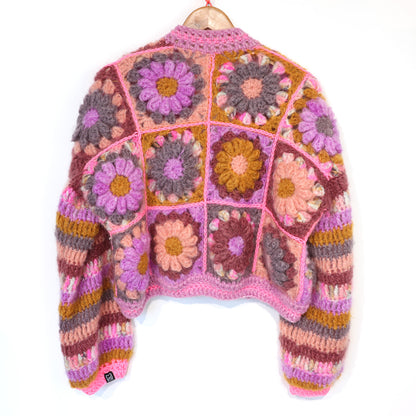 Crochet pattern - MYPZ 3D Granny Cardigan Mona (ENG-NL-DE)