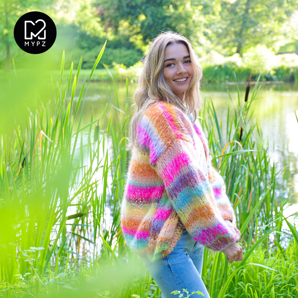 MYPZ Chunky Mohair Cardigan Bright Moments