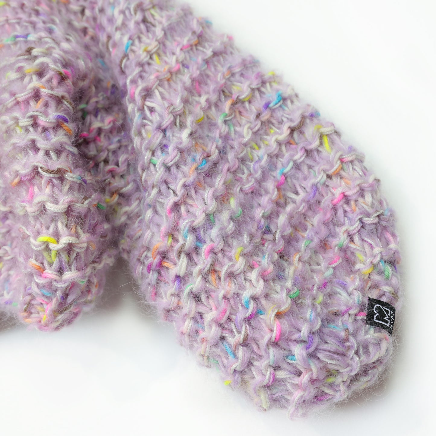 Knitting Kit – MYPZ Short Chunky Mohair-Merino Cardigan Confetti Nights No.15 (ENG-NL-DE)