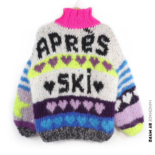 Kit per lavorare a maglia - MYPZ Chunky Mohair Pullover Après Spark No.9 (ENG-DE-NL-ES-FR-IT-DA-SV-NO)