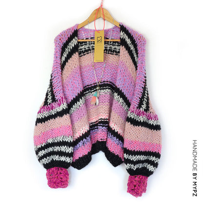 Knitting Pattern – MYPZ Chunky top-down Cardigan Charm No.15 (ENG-NL)