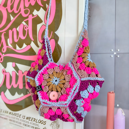 Crochet pattern - MYPZ hexagon bag Everly (ENG-NL-DE)