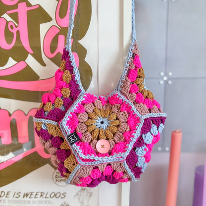Crochet pattern - MYPZ hexagon bag Everly (ENG-NL-DE)