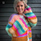 Crochet pattern - Chunky Mohair Cardigan Gemstone (ENG-NL)