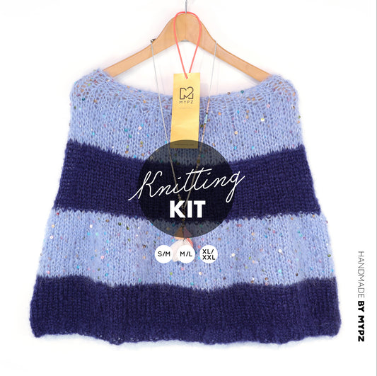 Knitting Kit – MYPZ Moonlight Sparkle Cape No8 (ENG-NL-DE)