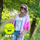 Knitting kit – MYPZ short Alpaca-Mohair Cardigan Adorable No10 (ENG-NL)