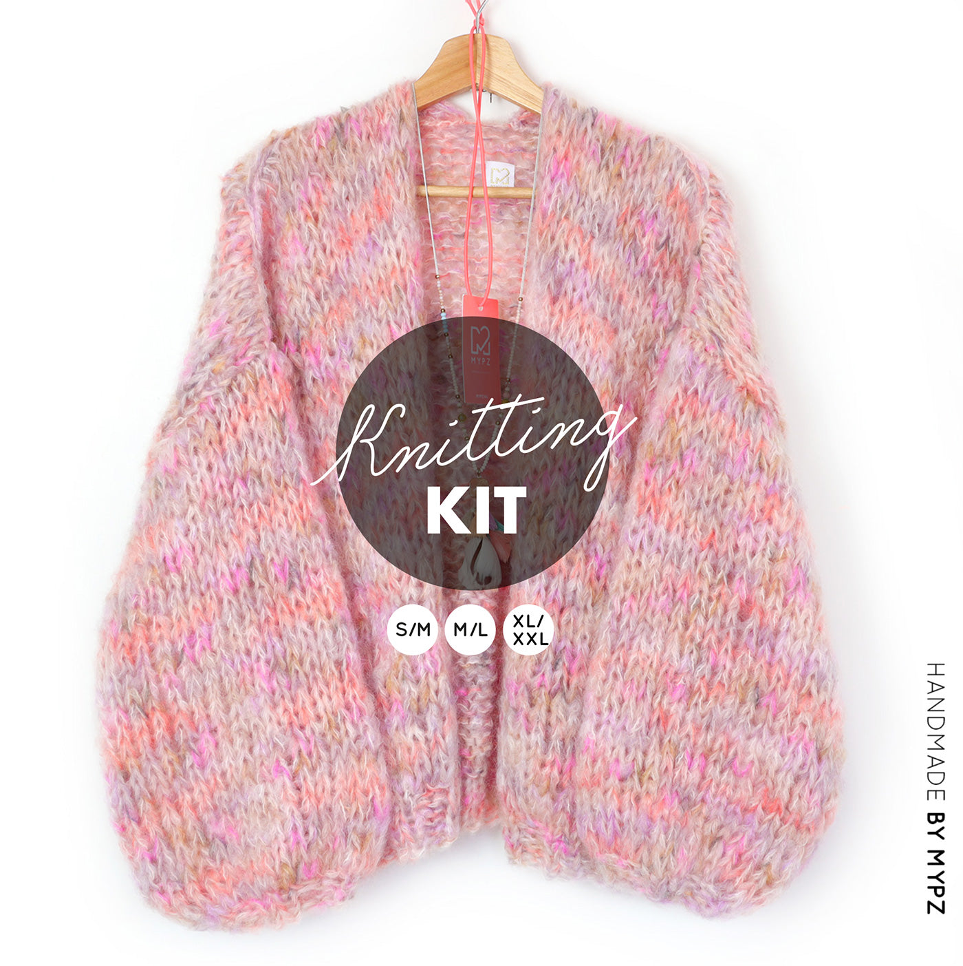 Knitting Kit – MYPZ Short Chunky Mohair Cardigan Soft Glow No.15 (ENG-NL)