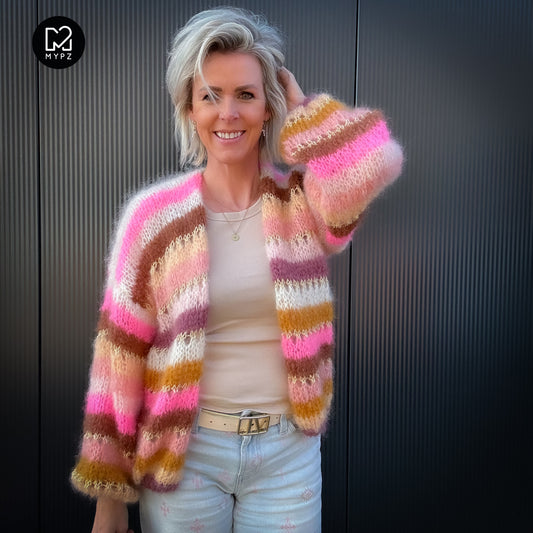 MYPZ Light Mohair Cardigan Caramel