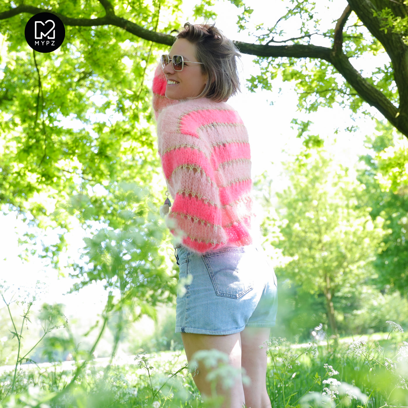 Knit pattern – MYPZ Short Light Mohair Cardigan Summerflow No10 (ENG-NL-DE)