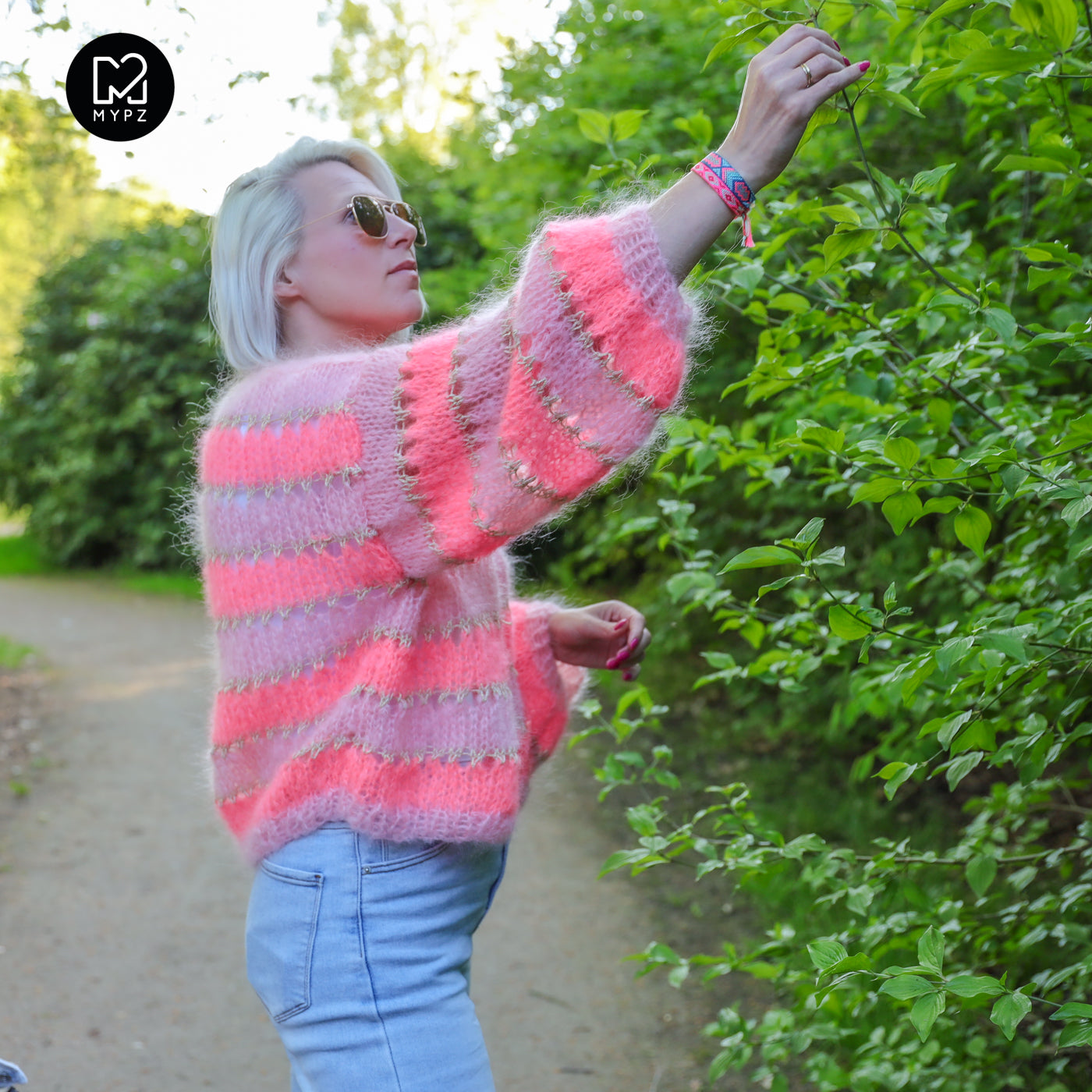 Knit pattern – MYPZ Short Light Mohair Cardigan Summerflow No10 (ENG-NL-DE)