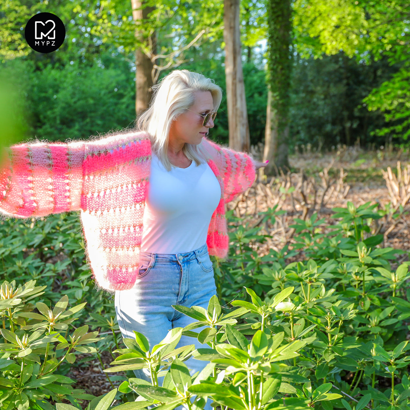 Knit pattern – MYPZ Short Light Mohair Cardigan Summerflow No10 (ENG-NL-DE)