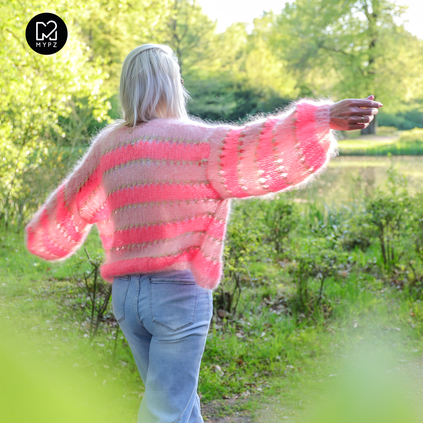Knit pattern – MYPZ Short Light Mohair Cardigan Summerflow No10 (ENG-NL-DE)
