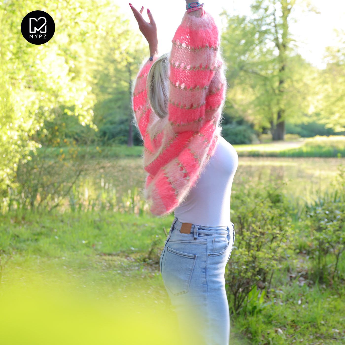 Knit pattern – MYPZ Short Light Mohair Cardigan Summerflow No10 (ENG-NL-DE)