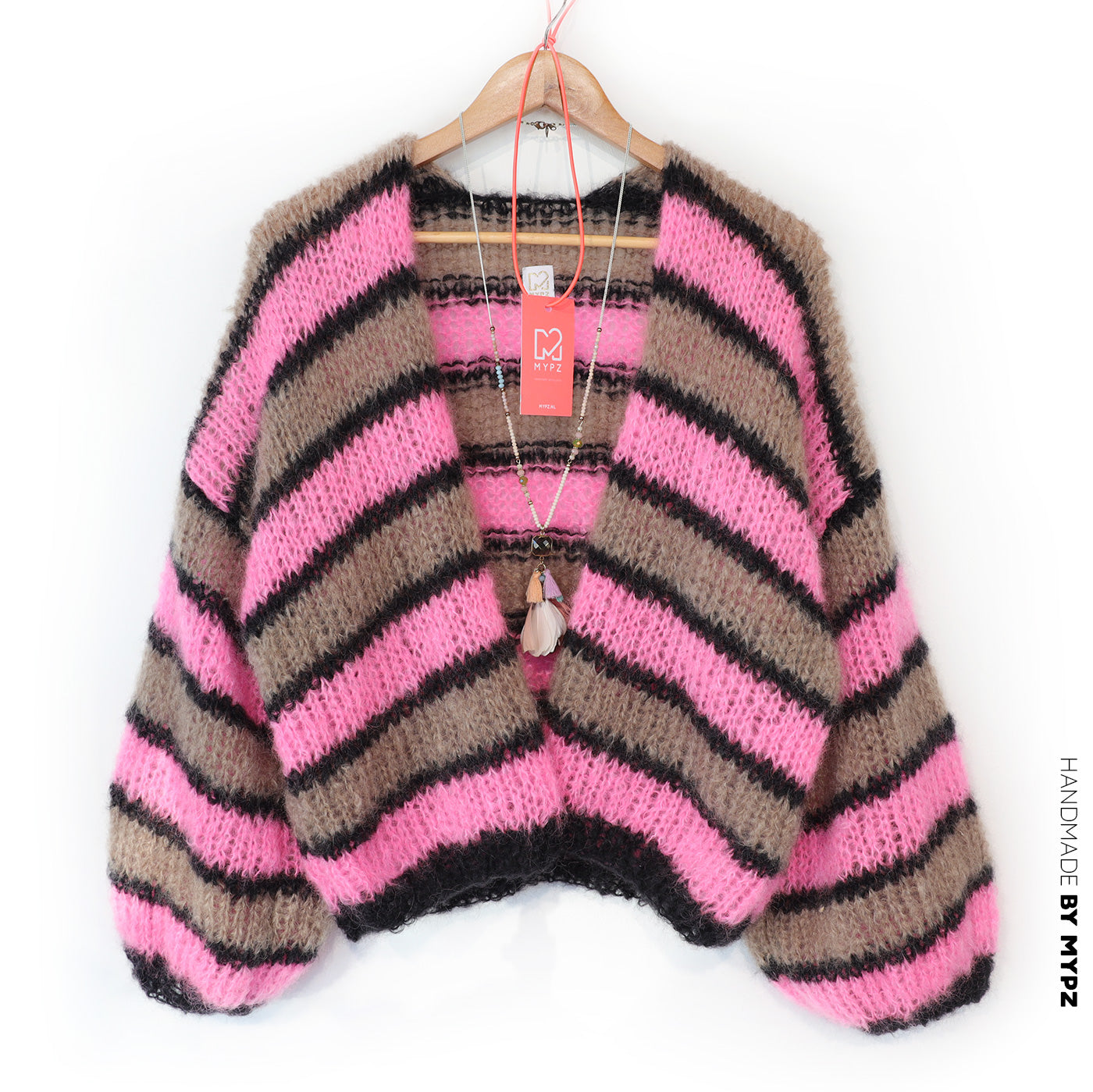 Knit pattern – MYPZ Short Light Mohair Cardigan Zumy No10 (ENG-NL-DE)