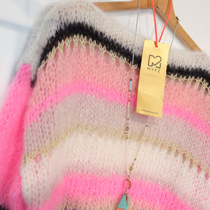 Knitting Kit – MYPZ Basic Light Mohair Pullover Alex no10 (ENG-NL-DE)