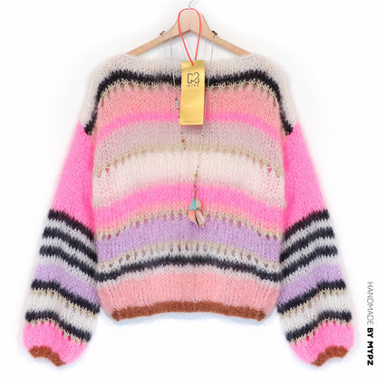 Knitting Kit – MYPZ Basic Light Mohair Pullover Alex no10 (ENG-NL-DE)