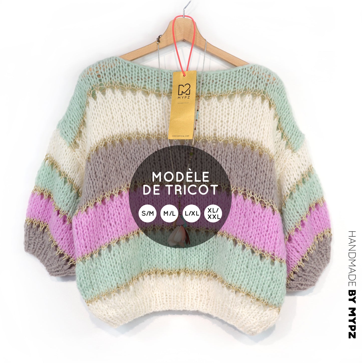 Knitting pattern – MYPZ Light Alpaca Top Clouds No10 (ENG-NL-DE-FR)